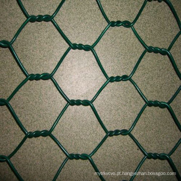 Malha de arame hexagonal de aço inoxidável